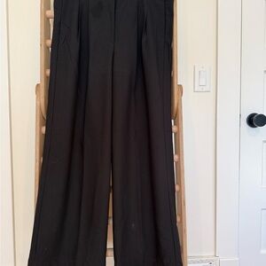 A.P.C. Black Wide-Leg Trousers